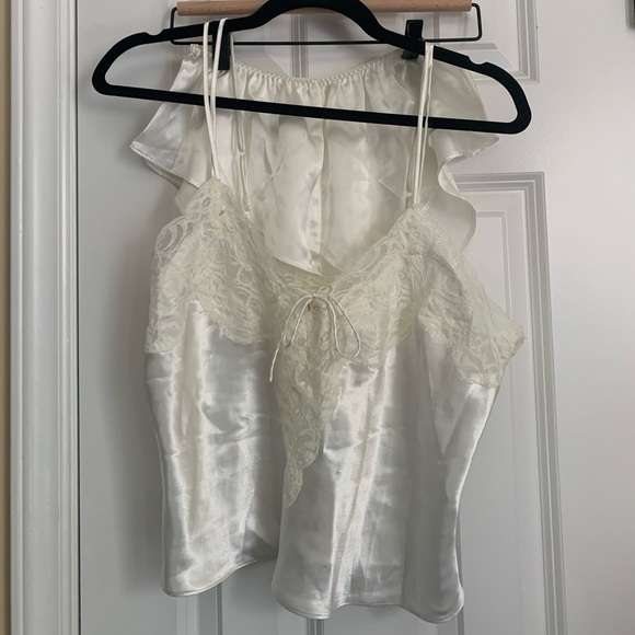 Vintage Victoria Secret Gold Label 80s 90s Satin Cami Set Size Medium - Picture 8 of 16